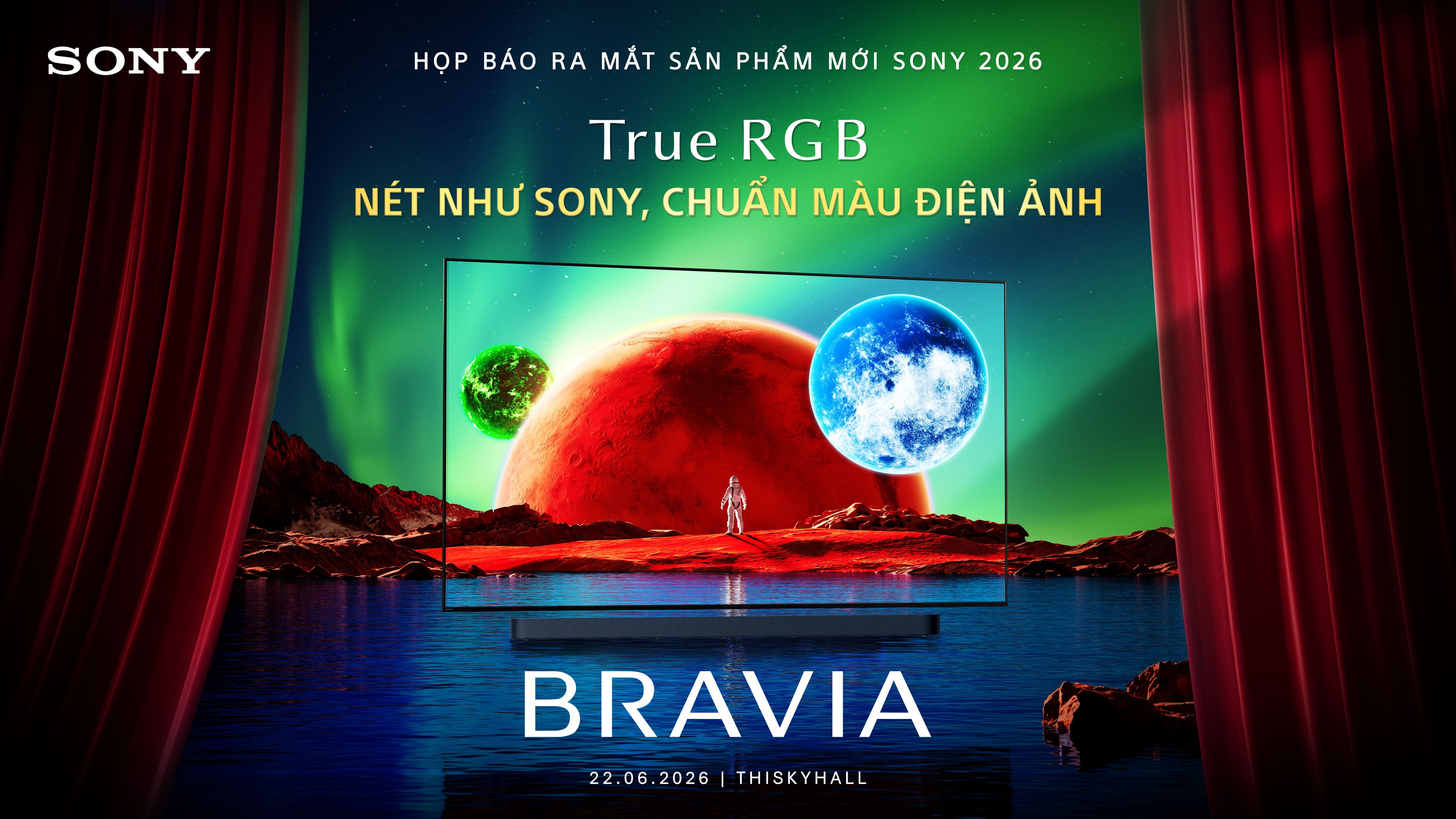 BRAVIA 2026 và cú nhảy True RGB: Khi phòng khách tiến gần hơn tới màn ảnh lớn