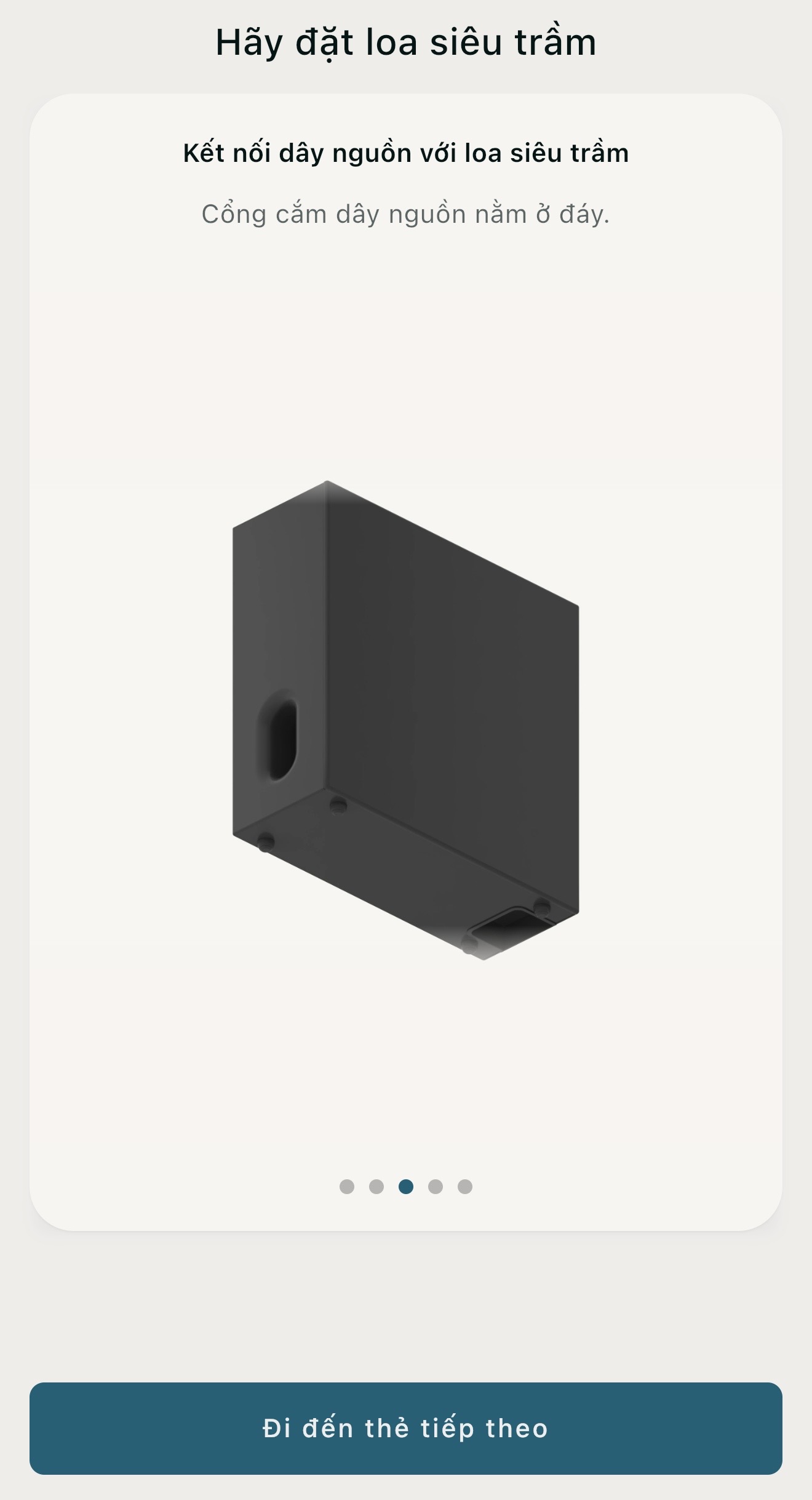 Hướng dẫn kết nối dây nguồn ở đáy Subwoofer